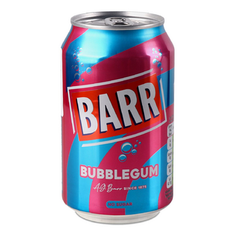 Напій Barr Bubblegum безалкогольний газований з/б, 0.33л