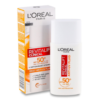 Флюїд для обличчя L'Oreal Revitalift Clinical SPF50+, 50мл