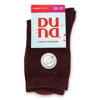 Шкарпетки жіночі Duna 3110 бордові р.21-23, 1 пара