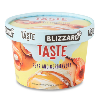 Морозиво Blizzard Taste Груша та горгонзола 13%, 90г