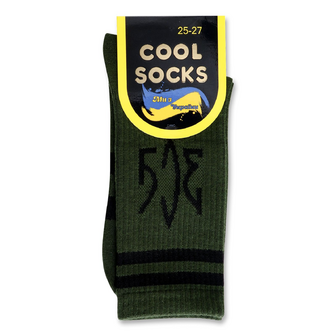 Шкарпетки чоловічі Cool Socks ЗСУ хакі р.25-27, 1 пара