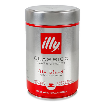 Кава мелена Illy Classico натуральна смажена, 250г