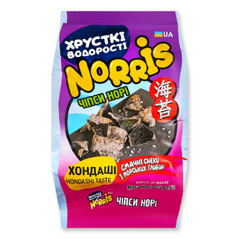 Чипси Norris норі з хондаші, 25г