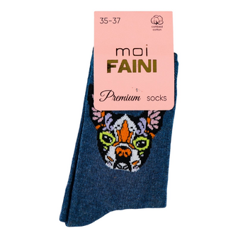 Шкарпетки жіночі moi Faini 213050 джинс р.35-37, 1 пара