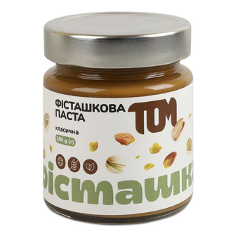 Паста TOM Класична фісташкова, 180г