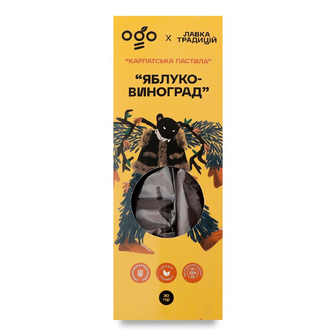 Пастила Лавка Традицій Ogo яблуко-виноград, 30г