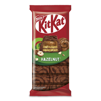 Шоколад Kit Kat Hazelnut молочний та чорний, 99г
