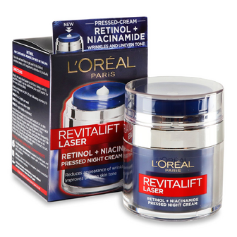 Крем L'Oreal RevitaliftLaser з ретинолом та нікотинамідом нічний, 50мл