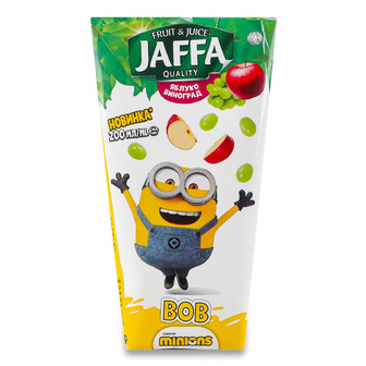 Нектар Jaffa Яблуко виноград освітлений пастеризований т/п, 0.2л