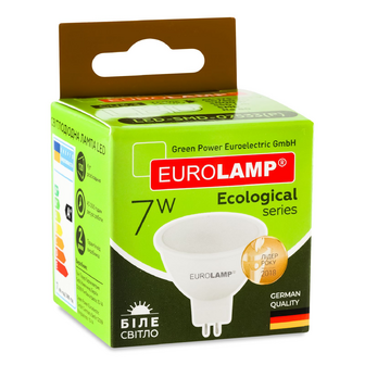 Лампа Eurolamp LED Eco SMD MR16 7W 3000К GU5.3, шт