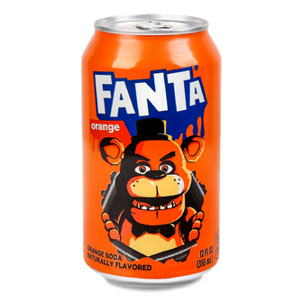 Напій Fanta зі смаком апельсину газований з/б, 0.355л