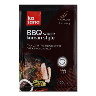 Соус Katana BBQ Korean Style для глазурування смаженого м'яса, 120г