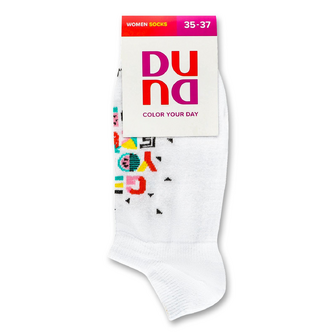 Шкарпетки жіночі Duna 3132 білі р.21-23, 1 пара