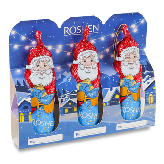 Набір шоколадних фігур Roshen Святий Миколай, 3*20г