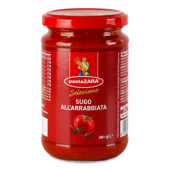 Соус Pasta Zara араб'ята з помідорів та перцю чилі, 280г