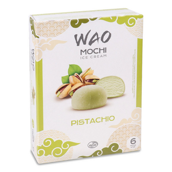 Десерт Wao Mochi з морозивом зі смаком фісташки в рисовому тісті, 210г
