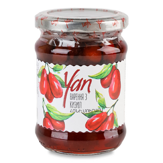 Варення Yan з кизилу, 300г