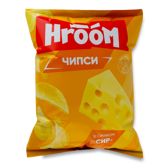 Чипси Hroom! зі смаком сиру, 110г