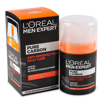 Крем для обличчя L'Oreal Men Expert Pure Carbon, 50мл