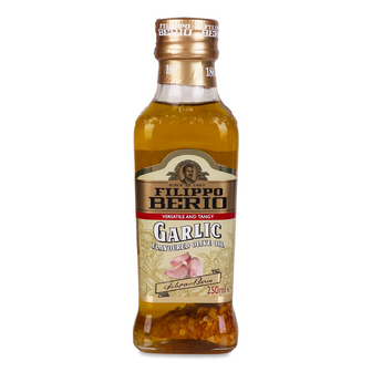 Олія оливкова Filiрpo Berio зі смаком часнику, 250мл
