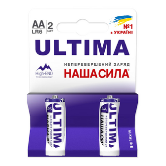 Батарейка Наша сила Ultima АА LR6, 2шт