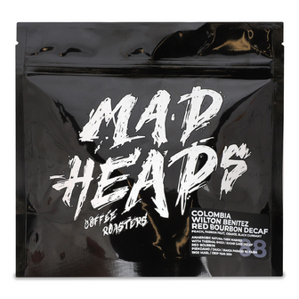 Кава зернова Mad Heads Colombia Red Bourbon Decaf, 250г