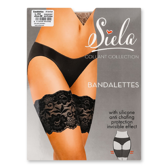 Смужки на стегна Siela Bandalettes мереживні natural L, 1 пара