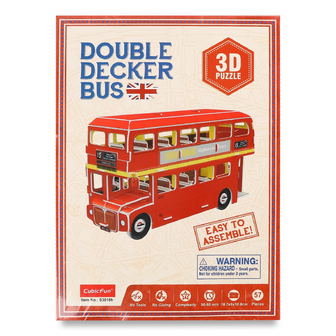 Конструктор CubicFun Автобус Double Decker S3018h, шт