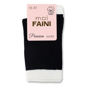 Шкарпетки жіночі moi Faini 213104 чорні р.35-37, 1 пара