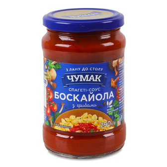 Спагеті-соус Чумак Боскайола з грибами с/б, 290г
