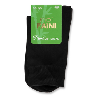 Шкарпетки чоловічі moi Faini 111011 чорні р.44-45, 1 пара