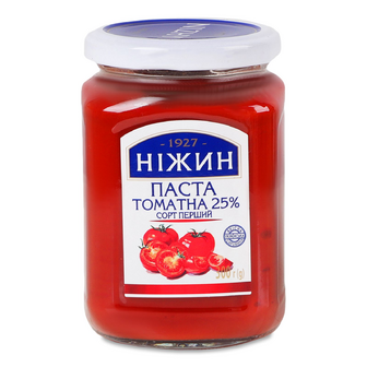Паста томатна Ніжин 25% с/б, 300г