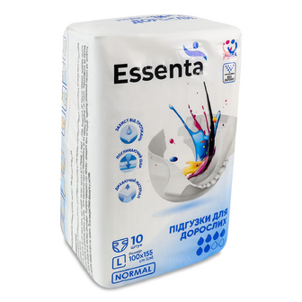 Підгузки для дорослих Essenta Normal L, 10шт