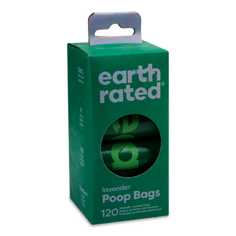 Пакети для прибирання за собаками Earth Rated лаванда, 8*15шт