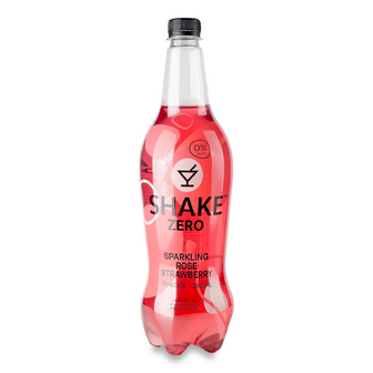 Напій Shake Zero Ігриста полуниця безалкогольний сильногазований, 1л