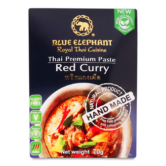 Паста Blue Elephant каррі червона, 70г