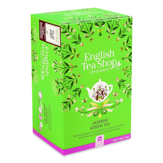 Чай зелений English Tea Shop аромат жасмину органічний, 20*2г