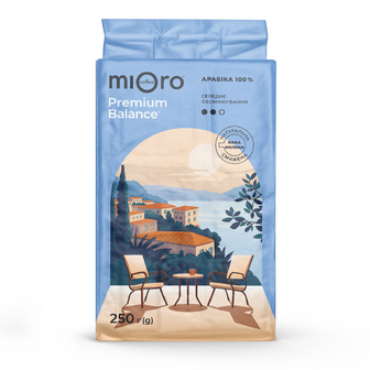 Кава мелена Mioro Coffee Premium Balance, 250г