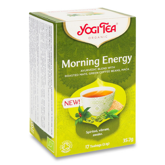 Суміш трав'яна Yogi Tea Morning Energy органічна, 17*2.1г