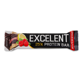 Батончик Nutrend Excelent протеїновий лимон, сир та малина, 85г