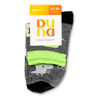 Шкарпетки дитячі Duna 4279 темно-сірі р.18-20, 1 пара