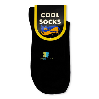 Шкарпетки чоловічі Cool Socks 18372 чорні р.29-31, 1 пара