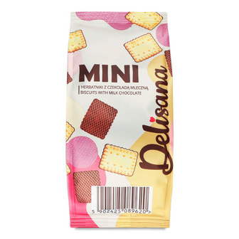 Печиво Delisana Міні з шоколадом, 100г