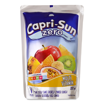 Напій соковий Capri-Sun Zero Multivitamin, 0.2л
