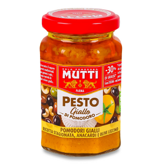 Соус Mutti Песто з жовтих томатів, 180г