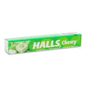 Цукерки Halls зі смаком яблука жувальні, 47г