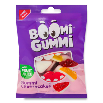 Цукерки Boomi Gummi Cheesecakes желейні, 70г