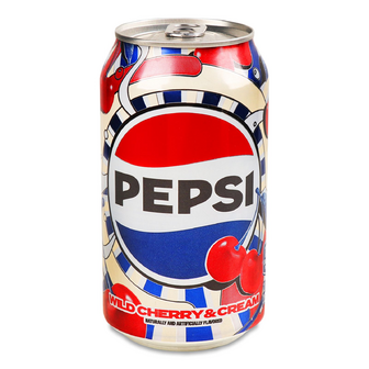 Напій Pepsi Wild cherry&cream з/б, 0.355л