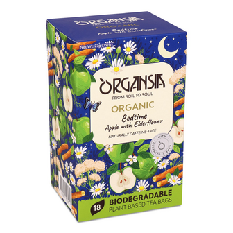 Суміш фруктово-рослинна Organsia Bedtime Яблуко-бузина, 18*1.5г