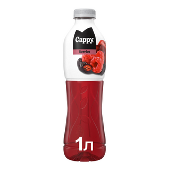 Напій соковий Cappy Ягоди пастеризований безалкогольний, 1л